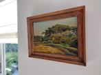 Olieverf op paneel, Jan Dekker Bussum, Antiek en Kunst, Kunst | Schilderijen | Klassiek, Verzenden