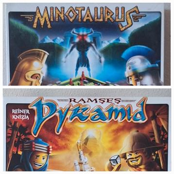 Minotaurus LEGO Spel +Ramses Pyramid Lego Spel Compleet  beschikbaar voor biedingen