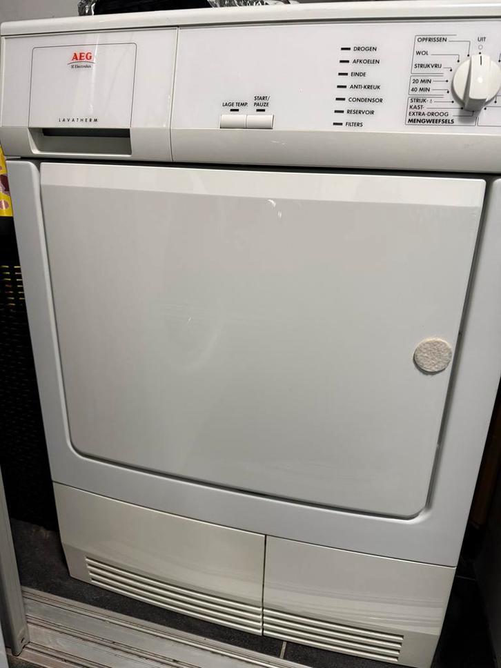 AEG Lavatherm Droger - Goed Onderhouden, Witgoed en Apparatuur, Wasdrogers, Gebruikt, Condens, Voorlader, 6 tot 8 kg, 85 tot 90 cm