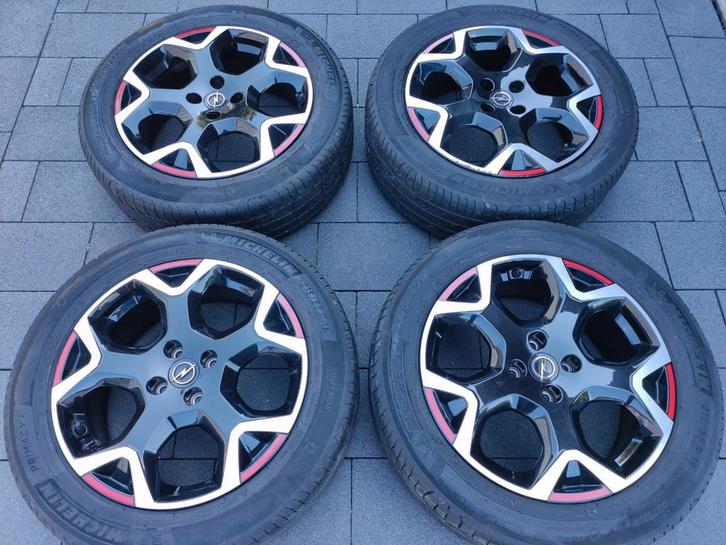 Originele Opel Mokka B 18 inch Bi-Color velgen set 4x108, Auto-onderdelen, Banden en Velgen, Banden en Velgen, Zomerbanden, 18 inch