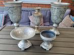 Tafel Set - Vazen, Kandelaar, Schalen, Ophalen of Verzenden, Gebruikt