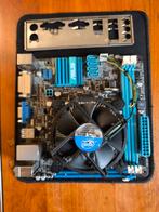 ASUS P8H61-I LX R2.0 mini-ITX + Intel Core i5 + I/O-shield, Computers en Software, Moederborden, Gebruikt, DDR3, Ophalen of Verzenden