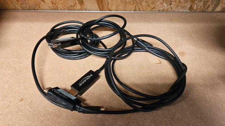 3x DeLock USB-C naar HDMI Kabels | 4K 60 Hz | 1,5 M, Audio, Tv en Foto, Audiokabels en Televisiekabels, Zo goed als nieuw, HDMI-kabel