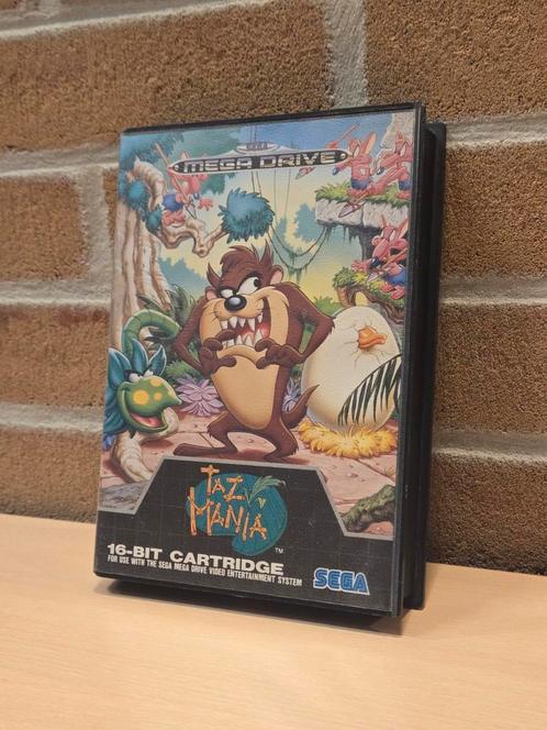 Taz-Mania - Sega Mega Drive, Spelcomputers en Games, Games | Sega, Zo goed als nieuw, Mega Drive, Platform, 1 speler, Vanaf 3 jaar