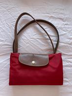 Longchamp L red schoudertas, Sieraden, Tassen en Uiterlijk, Tassen | Schoudertassen, Overige merken, Gebruikt, Ophalen of Verzenden
