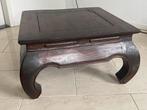 Teak opium tafel 60x60, Huis en Inrichting, Tafels | Salontafels, Ophalen, Gebruikt, 50 tot 100 cm, Koloniaal