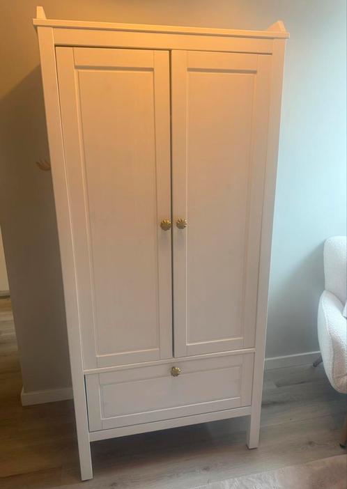 Te koop kinder kleding kast wit, Kinderen en Baby's, Kinderkamer | Commodes en Kasten, Zo goed als nieuw, 105 cm of meer, 50 tot 70 cm