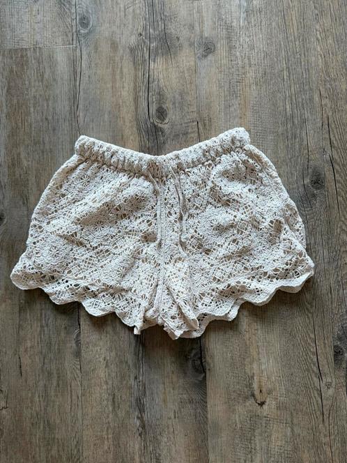 Super gaaf broekje van Loavies, beige, maat XS/S, ZGAN!, Kleding | Dames, Broeken en Pantalons, Zo goed als nieuw, Maat 34 (XS) of kleiner