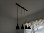 Zwarte hanglampen matte 4 stuks incl. smart bulbs hema, Huis en Inrichting, Lampen | Hanglampen, Ophalen, Gebruikt, 75 cm of meer