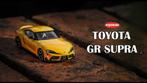 Toyota GR Supra van Kyosho 1/64 geel, Hobby en Vrije tijd, Modelauto's | Overige schalen, Nieuw, Ophalen of Verzenden, Kyosho