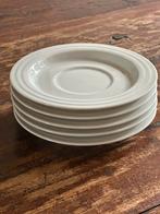 5 witte koffiekopschoteltjes van het merk Thomas, Ophalen of Verzenden, Zo goed als nieuw, Effen, Kop(pen) en/of Schotel(s)