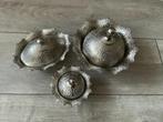 Islamitische Soysal Silverplated Suiker Snoep schaaltjes, Antiek en Kunst, Curiosa en Brocante, Ophalen of Verzenden
