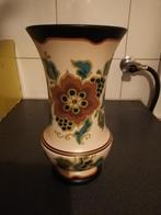 Gouda platelen vaas., Antiek en Kunst, Antiek | Vazen, Ophalen of Verzenden