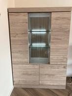 Nieuwe prachtige vitrinekast te koop, 100 tot 150 cm, Nieuw, Ophalen of Verzenden, Met deur(en)