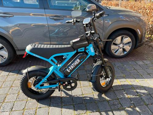 (La Souris) E-Father V20 Pro Mini Blue Special Edition, Fietsen en Brommers, Elektrische fietsen, Zo goed als nieuw, Overige merken
