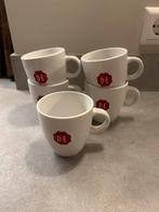 5 Douwe Egberts koffiemokken, Huis en Inrichting, Keuken | Servies, Ophalen of Verzenden, Zo goed als nieuw, Overige stijlen, Kop(pen) en/of Schotel(s)