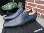 Magnanni Derby Herenschoenen maat 43 / Uk 9, Kleding | Heren, Schoenen, Blauw, Ophalen of Verzenden, Zo goed als nieuw, Magnanni