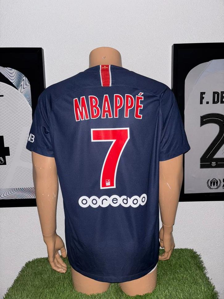 PSG thuisshirt 2018/2019 Mbappe, Sport en Fitness, Voetbal, Zo goed als nieuw, Shirt, Maat XL, Ophalen of Verzenden