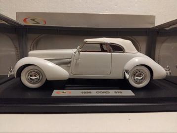  Cord 810 softtop snowwhite Signature metal 1:18 KRD beschikbaar voor biedingen