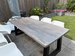 Eettafel - Massief Eikenblad - 230x100cm, Huis en Inrichting, Tafels | Eettafels, Ophalen, Gebruikt, Eikenhout, 200 cm of meer