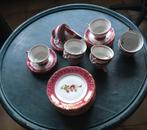 Serviesdelen porselein PD aubergine/goud, Ophalen