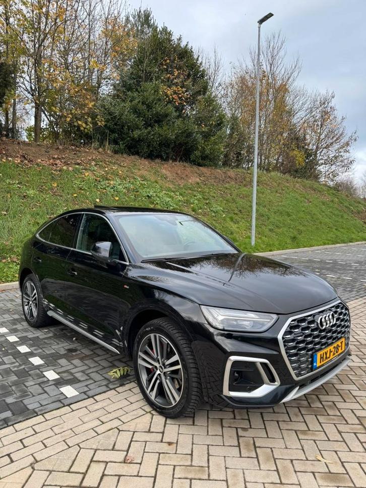 Audi Q5 Sportback 50 TFSI e S edition PANO 2x S-Line, Auto's, Audi, Particulier, Q5, 360° camera, 4x4, ABS, Achteruitrijcamera