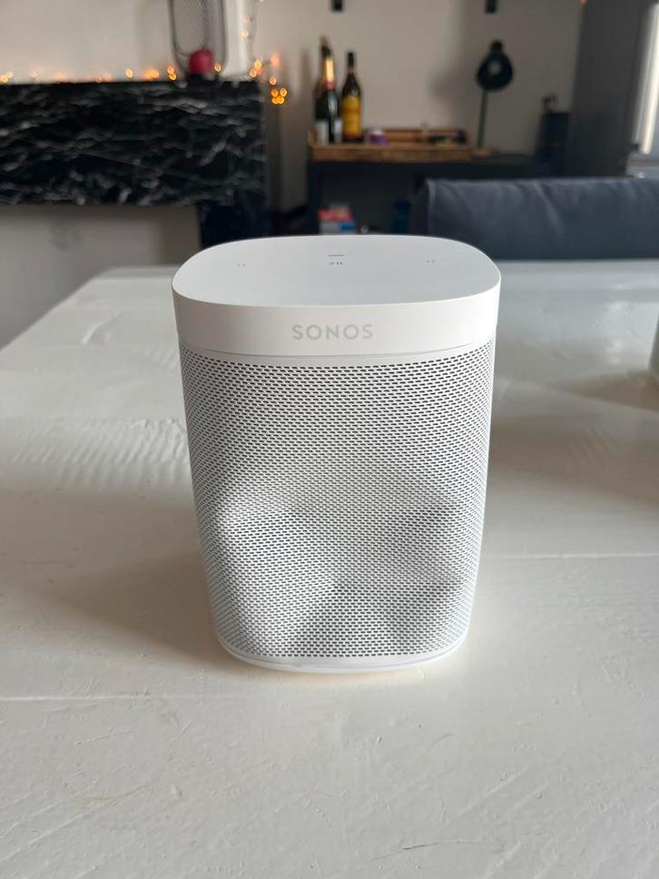 Sonos One SL | Wit, Audio, Tv en Foto, Luidsprekers, Zo goed als nieuw, Front, Rear of Stereo speakers, Minder dan 60 watt, Sonos
