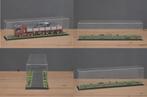 Diorama vitrine, Trekker + Trailer (asfalt), Hobby en Vrije tijd, Modelauto's | 1:50, Ophalen of Verzenden, Nieuw, Bus of Vrachtwagen
