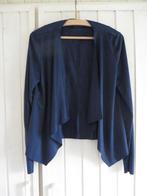 Suede velvet look jasje blazer jas blazertje blauw maat 36 S, Nieuw, Blauw, Ophalen of Verzenden, Maat 36 (S)