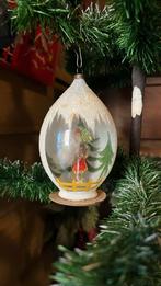 Oude Kerstbal, Diorama, poëzie plaatje Rode Kerstman., Diversen, Ophalen of Verzenden