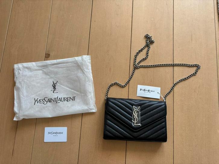 Yves Saint Laurent tas | schoudertasje YSL, Sieraden, Tassen en Uiterlijk, Tassen | Damestassen, Nieuw, Handtas, Zwart, Verzenden
