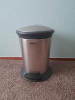 LEIFHEIT PRULLENBAK, Huis en Inrichting, Ophalen, Gebruikt, Met pedaal, Rvs