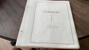 Mooie verzameling Curacao op bladen beschikbaar voor biedingen