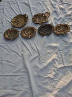 Vintage Bronzen Asbakken Set, Ophalen of Verzenden, Brons