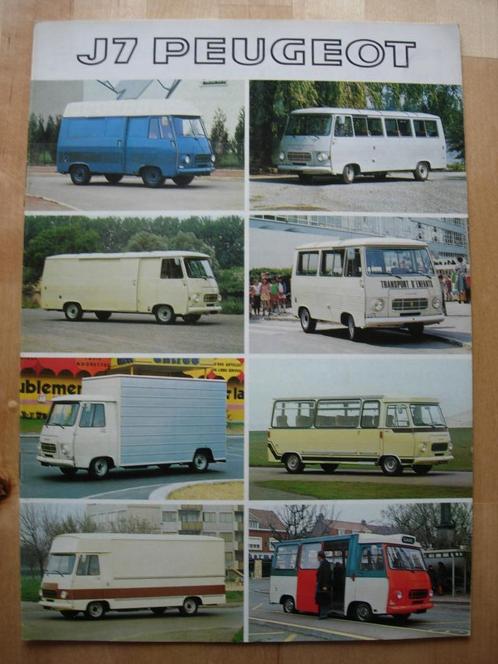 Peugeot J7 Bestelwagen Brochure 1977, Boeken, Auto's | Folders en Tijdschriften, Zo goed als nieuw, Peugeot, Ophalen