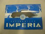 75 Imperia TA8 brochure., Ophalen of Verzenden, Gelezen