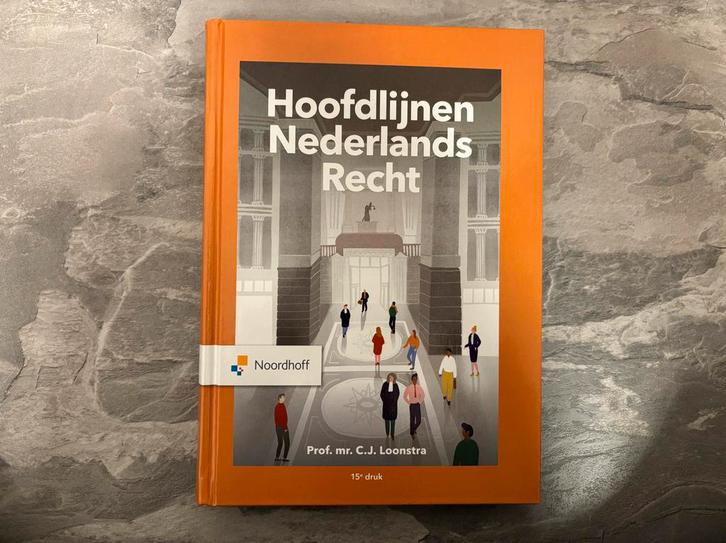 Hoofdlijnen Nederlands Recht - Loonstra, Boeken, Studieboeken en Cursussen, Zo goed als nieuw, Niet van toepassing, Alpha, Ophalen of Verzenden