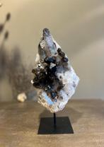 Rookkwarts cluster op stalen voet, Ophalen of Verzenden, Mineraal
