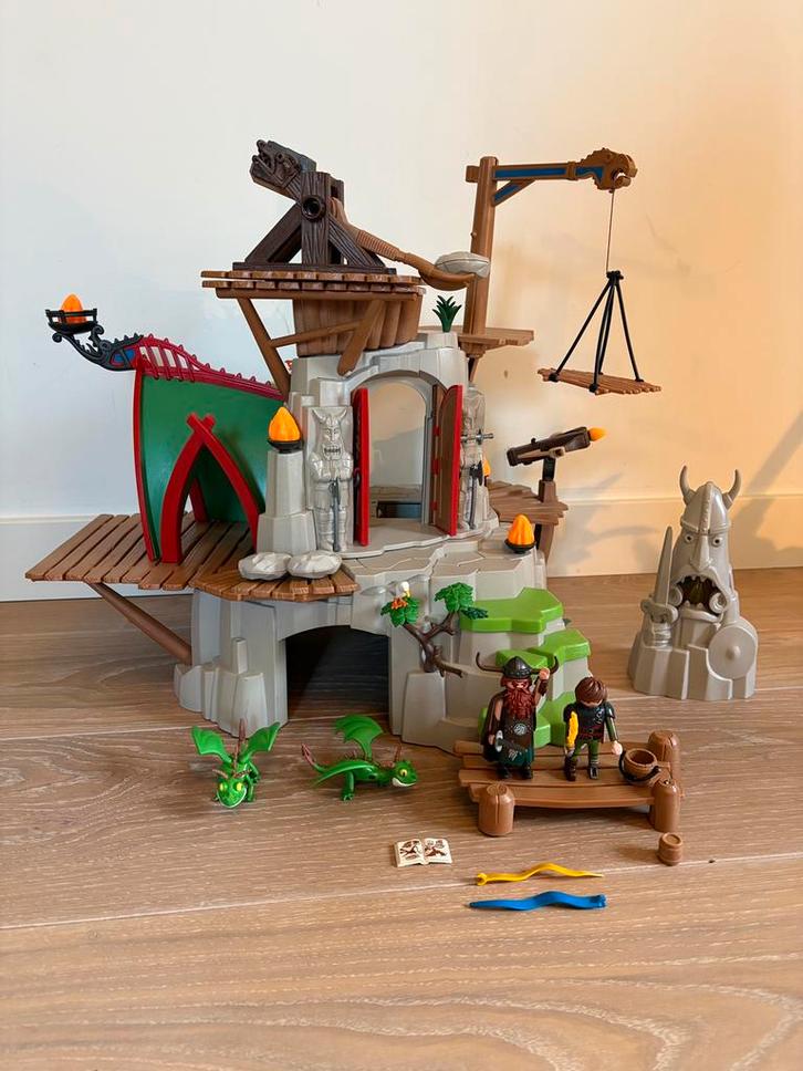 Playmobil 9243 Dragons Berk van How to train your dragon, Kinderen en Baby's, Speelgoed | Playmobil, Gebruikt, Ophalen of Verzenden