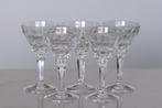 ✅ 5 Wijnglazen EISENLOEFFEL Kristalunie Maastricht 1928, Antiek en Kunst, Ophalen of Verzenden