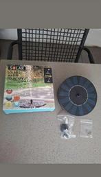 Solar water fontijn, Ophalen of Verzenden, Zo goed als nieuw, Kunststof, Fontein