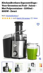 Nieuwe Juicer - Slechts 1x Gebruikt!, Ophalen of Verzenden, Nieuw, Elektrisch, Sapcentrifuge