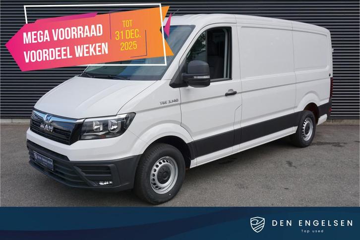 MAN TGE 3.140 | L3H2 | App-Connect | Cruise | Camera | Trekh, Auto's, Bestelauto's, Bedrijf, Te koop, ABS, Airconditioning, Alarm