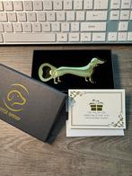 Luxe Teckel Bieropener Goud - Nieuw in doos!, Ophalen of Verzenden, Nieuw