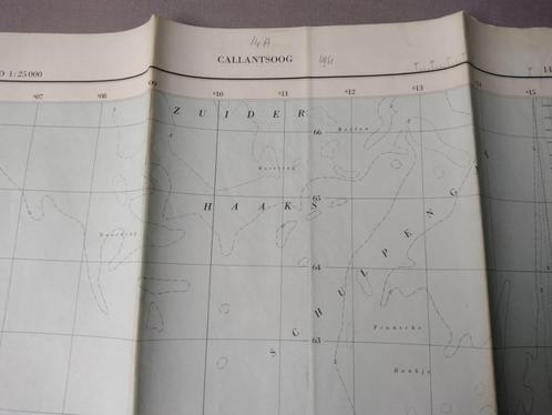 14 A Callantsoog Groote Keeten Plattegrond 1961, Antiek en Kunst, Kunst | Litho's en Zeefdrukken, Ophalen of Verzenden