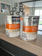 Sikkens Rubio BL Rezistro Satin 9010 en 9001 (1 liter), Wit, Nieuw, Ophalen of Verzenden, Verf