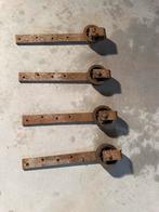 Vintage Geleiders voor Schuifdeur - Werkend!, Doe-het-zelf en Verbouw, Hang- en Sluitwerk, Ophalen of Verzenden, Gebruikt, IJzer