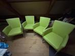4 Groene Stoelen - Gratis Af te Halen!, Antiek en Kunst, Antiek | Meubels | Stoelen en Banken, Ophalen