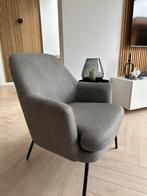 Grijze fauteuil Leen Bakker Ulla, Huis en Inrichting, Fauteuils, Ophalen, Zo goed als nieuw, 50 tot 75 cm