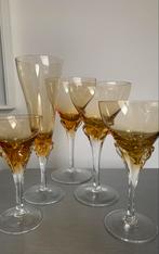 BOHEMIA kristal glas. Vintage glasservies.34 stuks., Antiek en Kunst, Ophalen